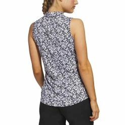 Adidas Women's Ultimate365 Printed Sleeveless Polo 10 Adidas Women's Ultimate365 Printed Sleeveless Polo -Cheap Golf Apparel Store adidas ss23 womens ultimate365 printed sleeveless polo black back itempicture