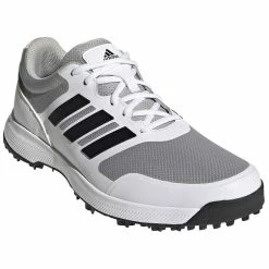 Adidas Tech Response SL Golf Shoes White/Black -Cheap Golf Apparel Store adidas tech response sl golf shoes white black angle itempicture