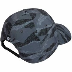 Adidas 2022 Tour Print Hat 5 Adidas 2022 Tour Print Hat -Cheap Golf Apparel Store adidas tour print hat black back itempicture 1