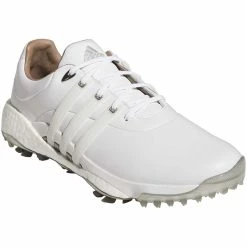 Adidas Tour360 Infinity Golf Shoes White/White/Silver -Cheap Golf Apparel Store adidas tour360 infinity golf shoes white white silver gv7245 front itempicture