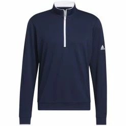 Adidas UPF Quarter Zip Pullover 8 Adidas UPF Quarter Zip Pullover -Cheap Golf Apparel Store adidas upf quarter zip pullover collegiate navy front itempicture