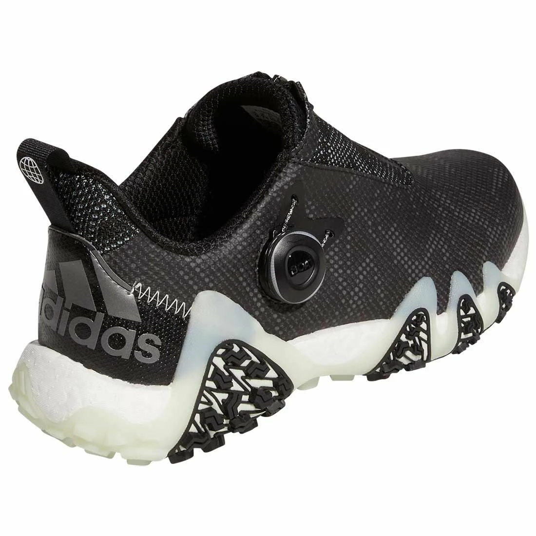 Adidas Women's Codechaos 22 BOA Golf Shoes Black/Linen Green/Dark Silver 4 Adidas Women's Codechaos 22 BOA Golf Shoes Black/Linen Green/Dark Silver - Image 4