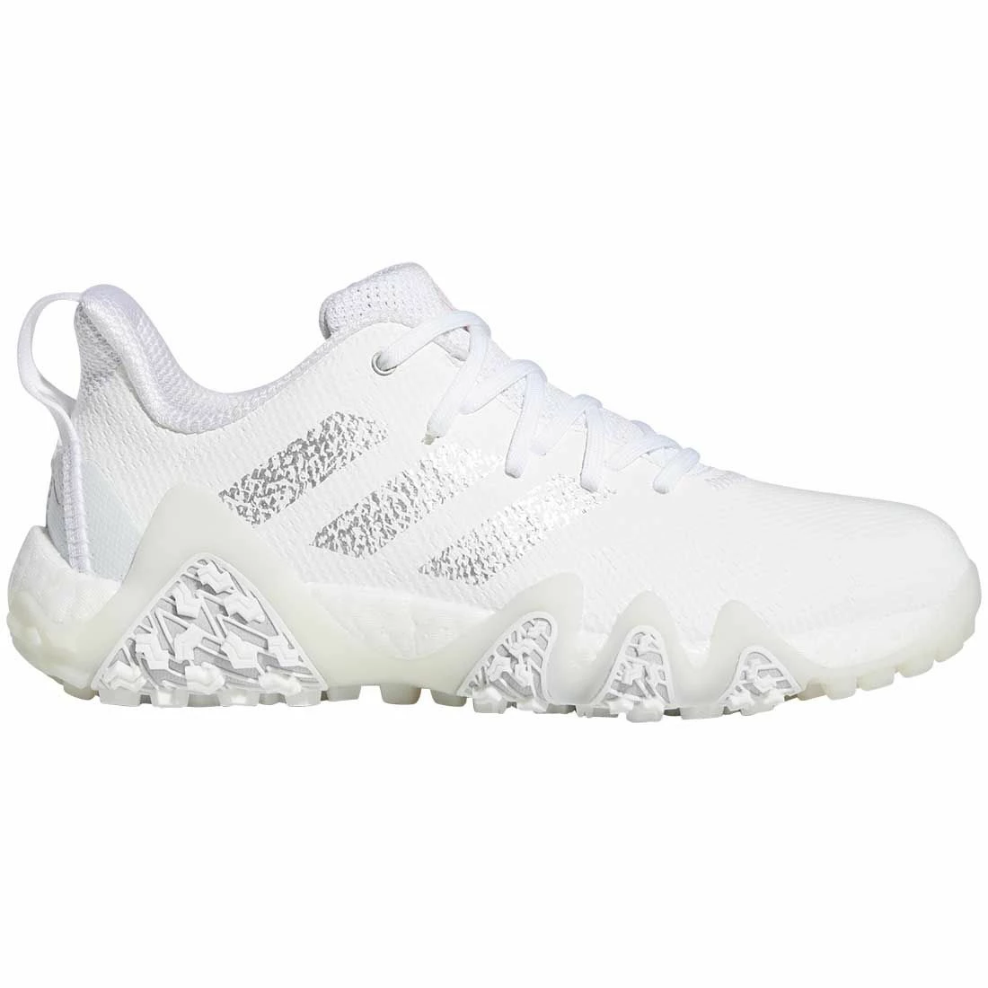 Adidas Women's Codechaos 22 Golf Shoes White/Silver/Clear Pink 1 Adidas Women's Codechaos 22 Golf Shoes White/Silver/Clear Pink