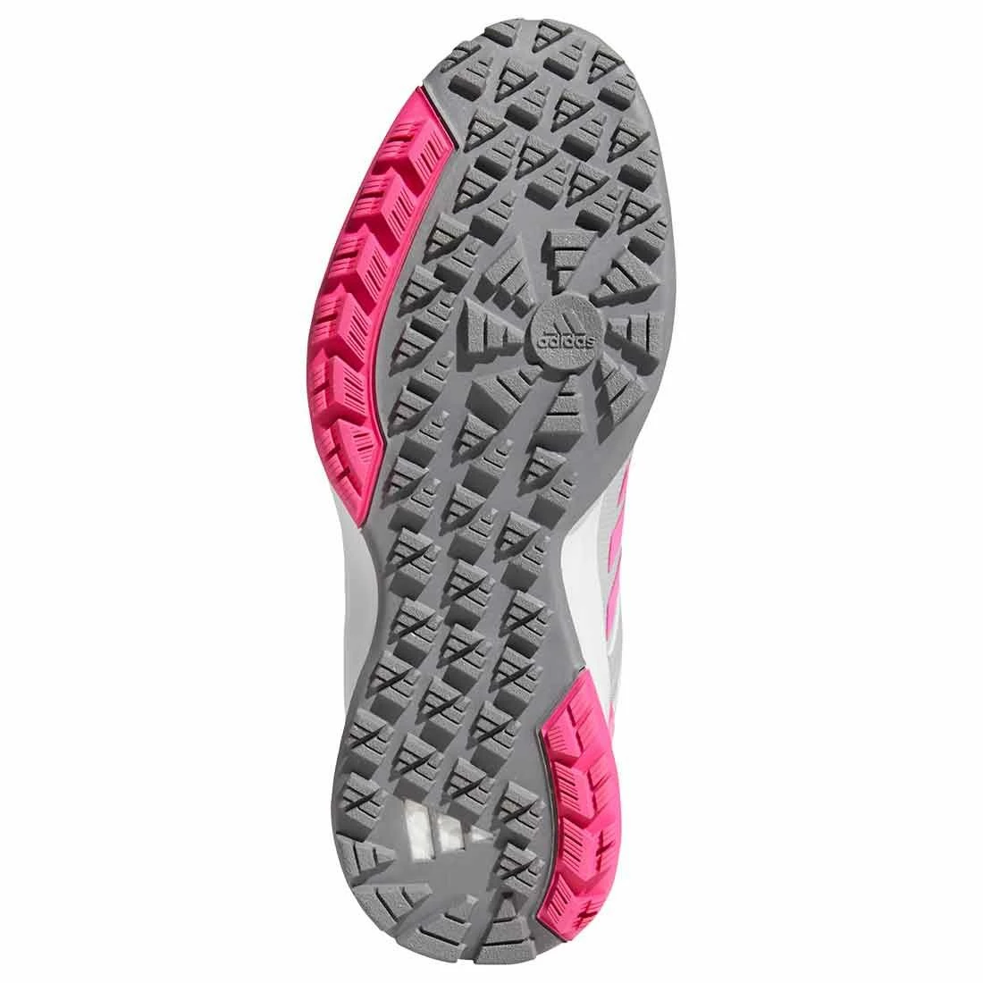 Adidas Women's EQT Spikeless Golf Shoes Grey/Scream Pink 2 Adidas Women's EQT Spikeless Golf Shoes Grey/Scream Pink - Image 2
