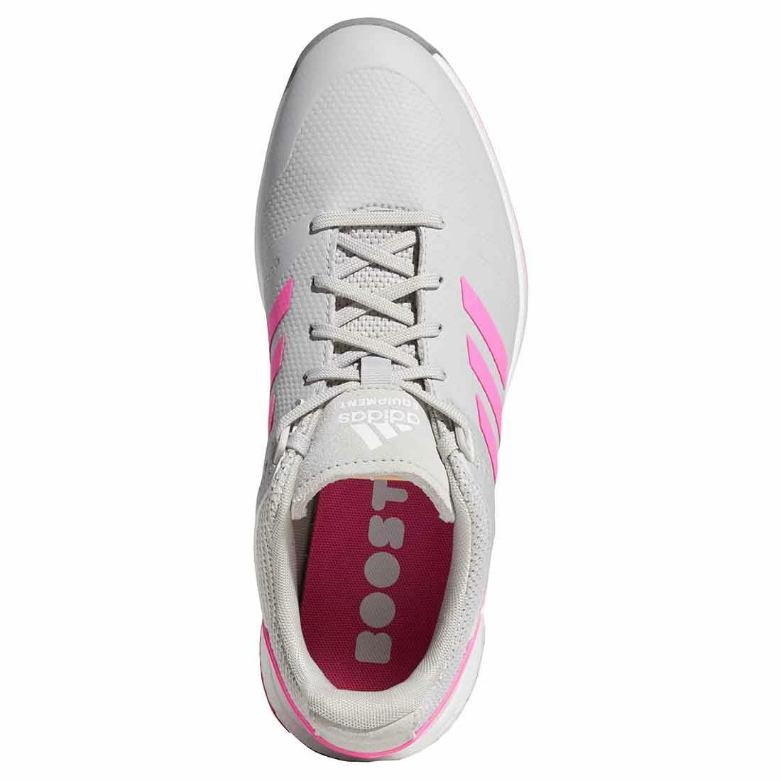Adidas Women's EQT Spikeless Golf Shoes Grey/Scream Pink 5 Adidas Women's EQT Spikeless Golf Shoes Grey/Scream Pink - Image 5