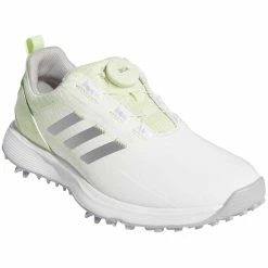 Adidas Women's S2G BOA Golf Shoes Almost Lime/Silver/White 7 Adidas Women's S2G BOA Golf Shoes Almost Lime/Silver/White -Cheap Golf Apparel Store adidas womens s2g boa golf shoes almost lime silver white gv9780 front itempicture