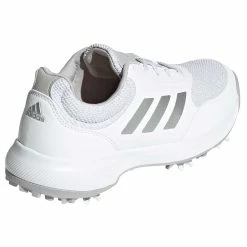 Adidas Women's Tech Response Golf Shoes White/Silver/Grey Two -Cheap Golf Apparel Store adidas womens tech response golf shoes white silver grey two back