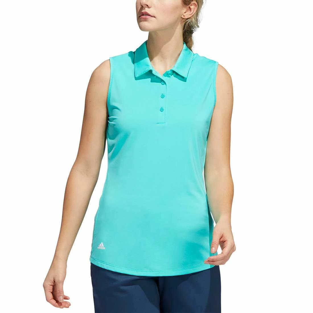 Adidas Women's Ultimate365 Solid Sleeveless Polo 7 Adidas Women's Ultimate365 Solid Sleeveless Polo - Image 7