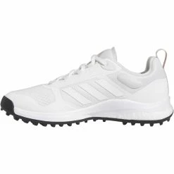 Adidas Women's Zoysia Golf Shoes White/Wonder Taupe -Cheap Golf Apparel Store adidas womens zoysia golf shoes white wonder taupe gv9396 spine itempicture