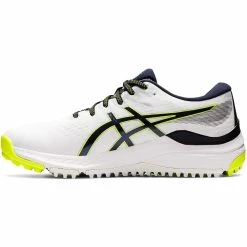Asics Gel-Kayano Ace Golf Shoes White/Midnight 12 Asics Gel-Kayano Ace Golf Shoes White/Midnight -Cheap Golf Apparel Store asics gel kayano ace golf shoes white midnight side itempicture