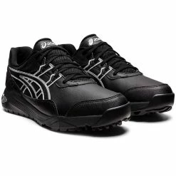 Asics Gel-Preshot Golf Shoes Black/Black 8 Asics Gel-Preshot Golf Shoes Black/Black -Cheap Golf Apparel Store asics gel preshot golf shoes black black front itempicture