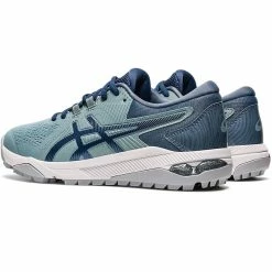 Asics Women's Gel-Course Glide Golf Shoes Light Steel/Grand Shark -Cheap Golf Apparel Store asics womens gel course glide golf shoes light steel grand shark back itempicture