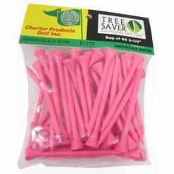 Charter Tree Saver Eco-Friendly 3 1/4" Golf Tees -Cheap Golf Apparel Store charter tree saver eco friendly 3 1 4 inch golf tees pink itempicture