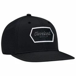 Cleveland Hexagon Hat 7 Cleveland Hexagon Hat -Cheap Golf Apparel Store cleveland hexagon hat black front itempicture