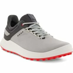 Ecco Golf Core Golf Shoes Concrete/Dark Shadow/Magnet -Cheap Golf Apparel Store ecco golf core golf shoes concrete grey front itempicture