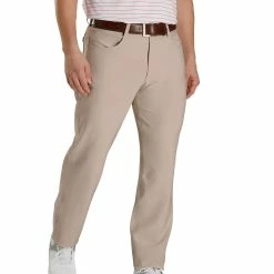 FootJoy Athletic Fit 5-Pocket Pants -Cheap Golf Apparel Store footjoy athletic fit 5 pocket pants kahki front itempicture