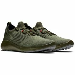 FootJoy Flex XP Golf Shoes Olive Knit -Cheap Golf Apparel Store footjoy flex xp golf shoes olive pair itempicture