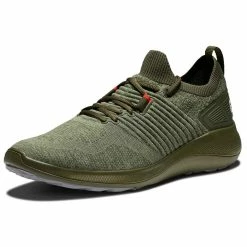 FootJoy Flex XP Golf Shoes Olive Knit -Cheap Golf Apparel Store footjoy flex xp golf shoes olive toe itempicture