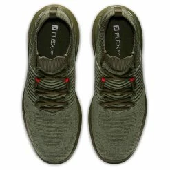 FootJoy Flex XP Golf Shoes Olive Knit -Cheap Golf Apparel Store footjoy flex xp golf shoes olive top itempicture