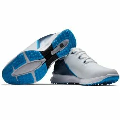 FootJoy Fuel Sport Golf Shoes White/Blue -Cheap Golf Apparel Store footjoy fuel sport golf shoes white blue 55454 combo itempicture