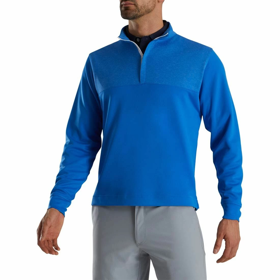 FootJoy Heather Yoke Half Zip Pullover 6 FootJoy Heather Yoke Half Zip Pullover - Image 6
