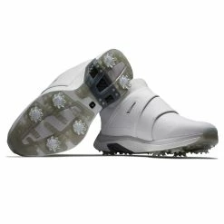 FootJoy HyperFlex Carbon BOA Golf Shoes White/Grey -Cheap Golf Apparel Store footjoy hyperflex carbon boa golf shoes white grey 51121 pair2 itempicture