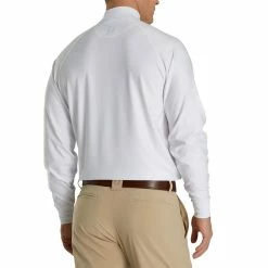 FootJoy Long Sleeve Mock Shirt 5 FootJoy Long Sleeve Mock Shirt -Cheap Golf Apparel Store footjoy long sleeve mock shirt white back itempicture