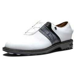 FootJoy Premiere Series Packard BOA Golf Shoes White/Black/Grey -Cheap Golf Apparel Store footjoy premiere series packard boa golf shoes white black grey toe