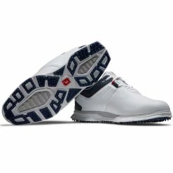 FootJoy Pro SL Golf Shoes White/Navy/Red -Cheap Golf Apparel Store footjoy pro sl golf shoes white navy red 53074 beauty itempicture
