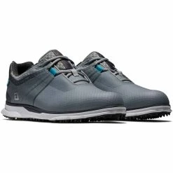 FootJoy Pro SL Sport Golf Shoes Grey/Reef Blue -Cheap Golf Apparel Store footjoy pro sl sport golf shoes grey reef blue 53855 pair itempicture