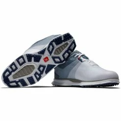 FootJoy Pro SL Sport Golf Shoes White/Blue Fog -Cheap Golf Apparel Store footjoy pro sl sport golf shoes white blue fog 53854 beauty itempicture