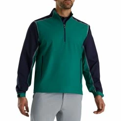 FootJoy Sport Windshirt 15 FootJoy Sport Windshirt -Cheap Golf Apparel Store footjoy sport windshirt evergreen navy front itempicture