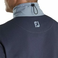 FootJoy ThermoSeries Hybrid Jacket -Cheap Golf Apparel Store footjoy thermoseries hybrid jacket charcoal grey detail itempicture