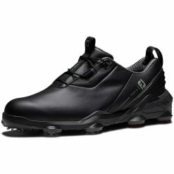 FootJoy Tour Alpha Golf Shoes Black/Red -Cheap Golf Apparel Store footjoy tour alpha golf shoes black red front itempicture