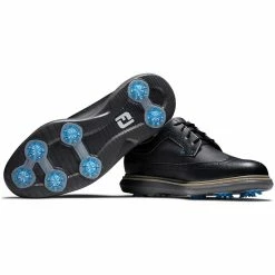 FootJoy Traditions Wing Tip Golf Shoes Black/Blue/Grey 12 FootJoy Traditions Wing Tip Golf Shoes Black/Blue/Grey -Cheap Golf Apparel Store footjoy traditions wing tip golf shoes black blue grey combo itempicture