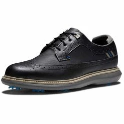 FootJoy Traditions Wing Tip Golf Shoes Black/Blue/Grey 13 FootJoy Traditions Wing Tip Golf Shoes Black/Blue/Grey -Cheap Golf Apparel Store footjoy traditions wing tip golf shoes black blue grey toe itempicture