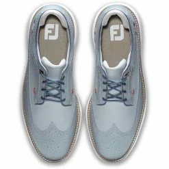 FootJoy Traditions Wing Tip Golf Shoes Grey/Navy/Red 14 FootJoy Traditions Wing Tip Golf Shoes Grey/Navy/Red -Cheap Golf Apparel Store footjoy traditions wing tip golf shoes grey navy red top itempicture