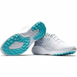 FootJoy Women's FJ Flex Golf Shoes White/Leopard -Cheap Golf Apparel Store footjoy womens fj flex golf shoes white leopard 95767 beauty itempicture