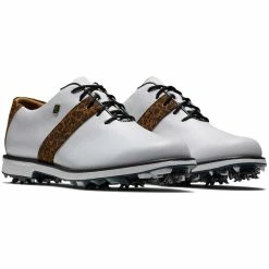 FootJoy Women's Premiere Series Golf Shoes White/Leopard -Cheap Golf Apparel Store footjoy womens premiere series golf shoes white leopard 99041 pair itempicture