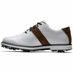 FootJoy Women's Premiere Series Golf Shoes White/Leopard -Cheap Golf Apparel Store footjoy womens premiere series golf shoes white leopard 99041 side itempicture