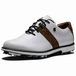 FootJoy Women's Premiere Series Golf Shoes White/Leopard -Cheap Golf Apparel Store footjoy womens premiere series golf shoes white leopard 99041 toe itempicture