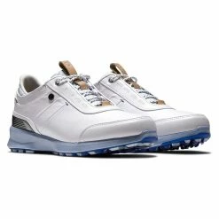 FootJoy Women's Stratos Golf Shoes White/Fashion -Cheap Golf Apparel Store footjoy womens stratos golf shoes white fashion pair itempicture