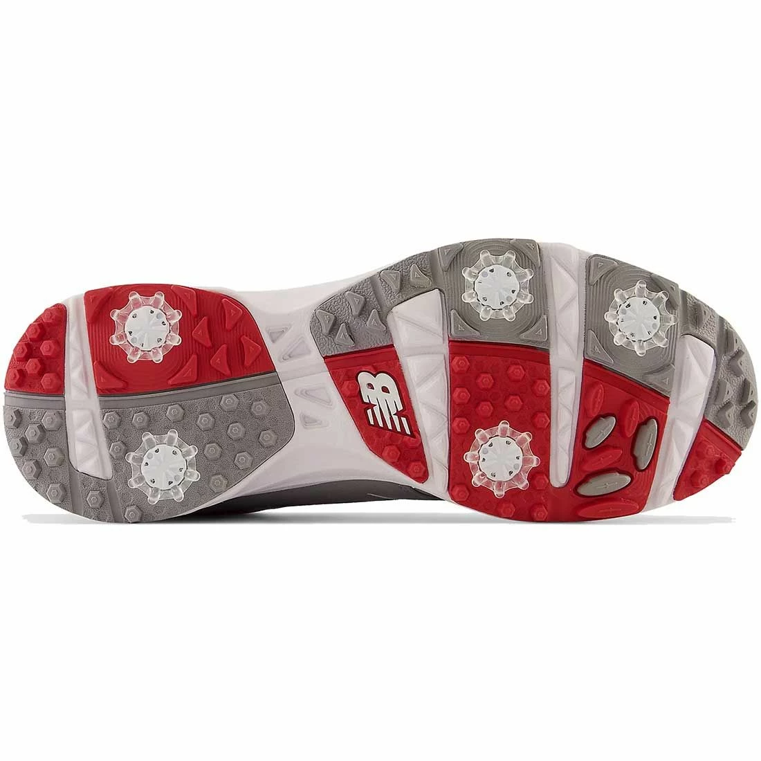 New Balance Brighton Golf Shoes Grey/Red 2 New Balance Brighton Golf Shoes Grey/Red - Image 2