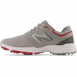 New Balance Brighton Golf Shoes Grey/Red 8 New Balance Brighton Golf Shoes Grey/Red -Cheap Golf Apparel Store new balance brighton golf shoes grey red spine itempicture