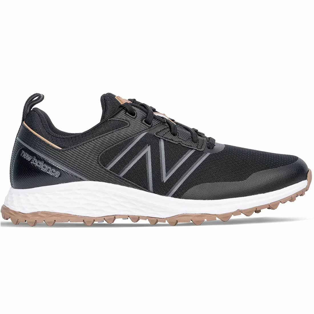 New Balance Fresh Foam Contend Golf Shoes Black/Gum 1 New Balance Fresh Foam Contend Golf Shoes Black/Gum