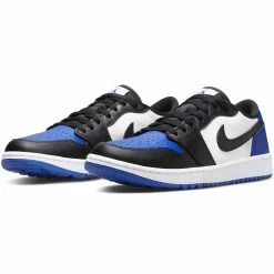 Nike Air Jordan 1 Low G Golf Shoes White/Black/Sport Royal -Cheap Golf Apparel Store nike air jordan 1 low g golf shoes white black sport royal pair itempicture
