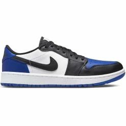 Nike Air Jordan 1 Low G Golf Shoes White/Black/Sport Royal
