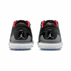 Nike Jordan ADG 4 Golf Shoes Black/White/Cement Grey 12 Nike Jordan ADG 4 Golf Shoes Black/White/Cement Grey -Cheap Golf Apparel Store nike air jordan adg 4 golf shoes black white cement grey heel itempicture