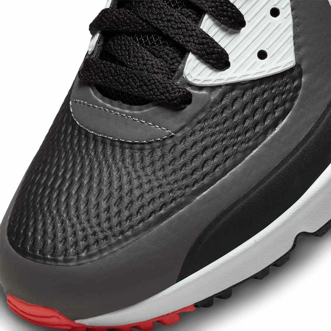 Nike Air Max 90 G Golf Shoes Iron Grey/White/Black/Infared 6 Nike Air Max 90 G Golf Shoes Iron Grey/White/Black/Infared - Image 6