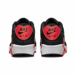 Nike Air Max 90 G Golf Shoes Iron Grey/White/Black/Infared 11 Nike Air Max 90 G Golf Shoes Iron Grey/White/Black/Infared -Cheap Golf Apparel Store nike air max 90 g golf shoes iron grey white cu9978 010 heel itempicture